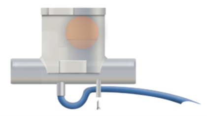 Siphon with heater