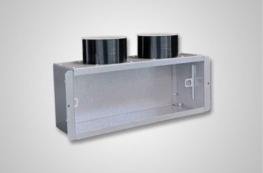 Plenum perete 2x 75 300x100mm intrare laterala AEPLMLS