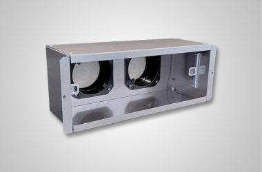 Plenum perete 2x 75 300x100mm intrare spate AEPLMPS