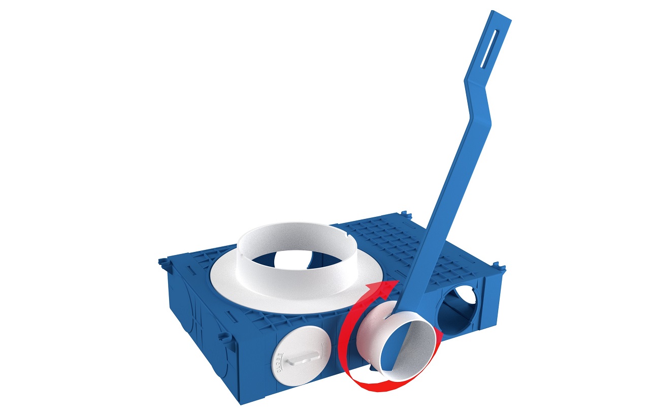 Asamblare-spigot-75-modular-componente-ventilatie-BLUE-Novingair