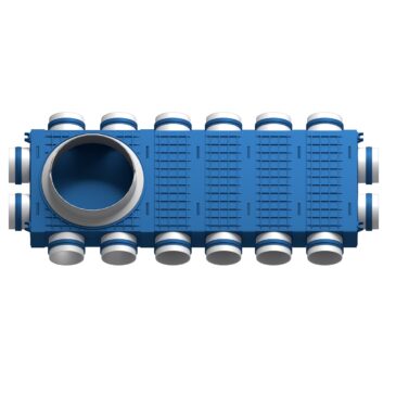 Distribuitor ventilatie BLUE 16×75 DN200 ABS triplu tratat