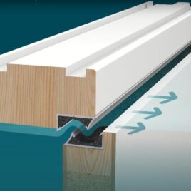 Grila ventilatie Renson Invisido 469 invizibila si cu izolare fonica