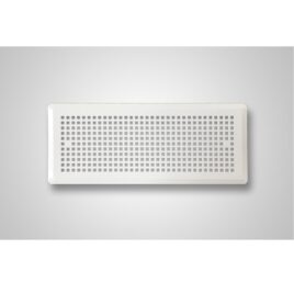Grila perete ornamentala metal alb 300×100 AE-GRLFQ