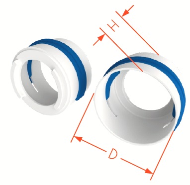 spigot-cu-clema-blue