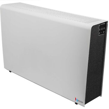 Recuperator caldura descentralizat NRoom 250 ERV, dubluflux, tip ventiloconvector, cu incalzire suplimentara cu apa, senzor CO2 si preincalzire electrica