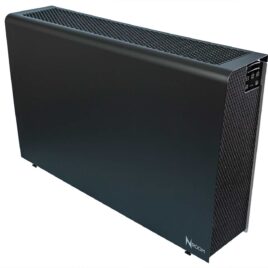 Recuperator caldura descentralizat NRoom 100 ERV, dubluflux, tip ventiloconvector, cu senzor CO2 si preincalzire electrica