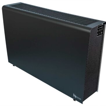 Recuperator caldura descentralizat NRoom 100 ERV, dubluflux, tip ventiloconvector, cu incalzire suplimentara cu apa, senzor CO2 si preincalzire electrica