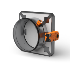 Clapeta antifoc circulara cu motorizata, cu actuator UVAF-M D 100 – 315mm