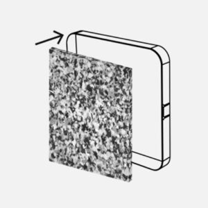 Element fonoabsorbant pentru grila exterioara Phantom